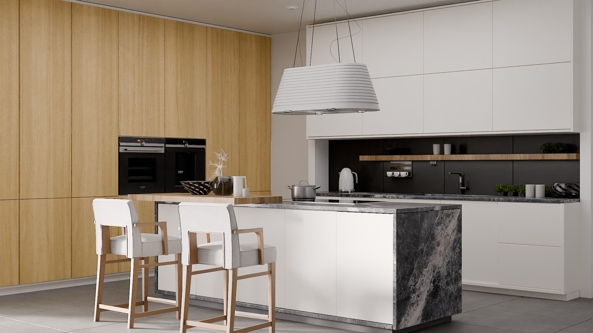 Alabaster TruMatte â€” kitchen cabinetry
