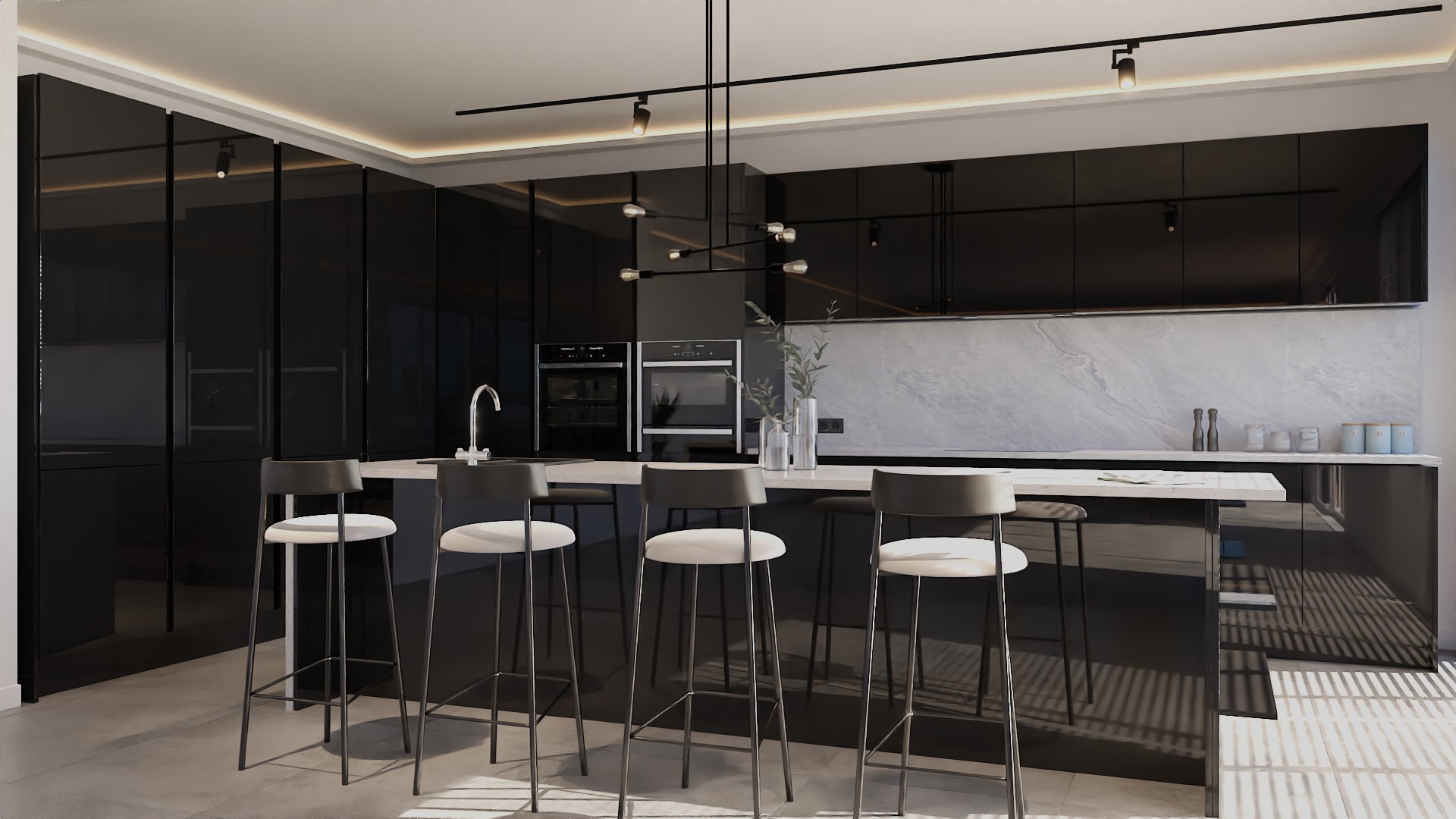 Carbon TruGloss â€” kitchen cabinetry