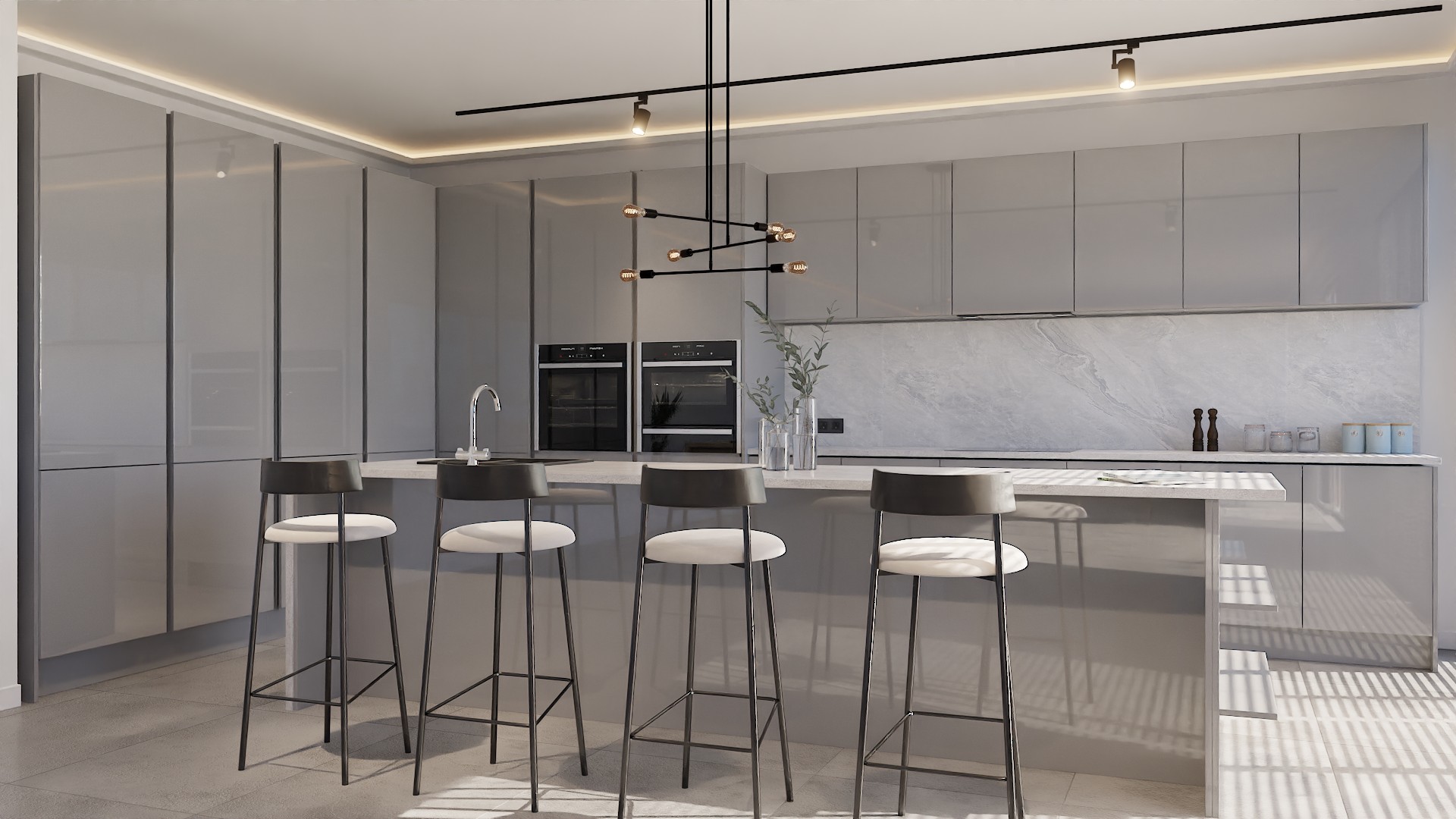 Silver TruGloss â€” cabinetry