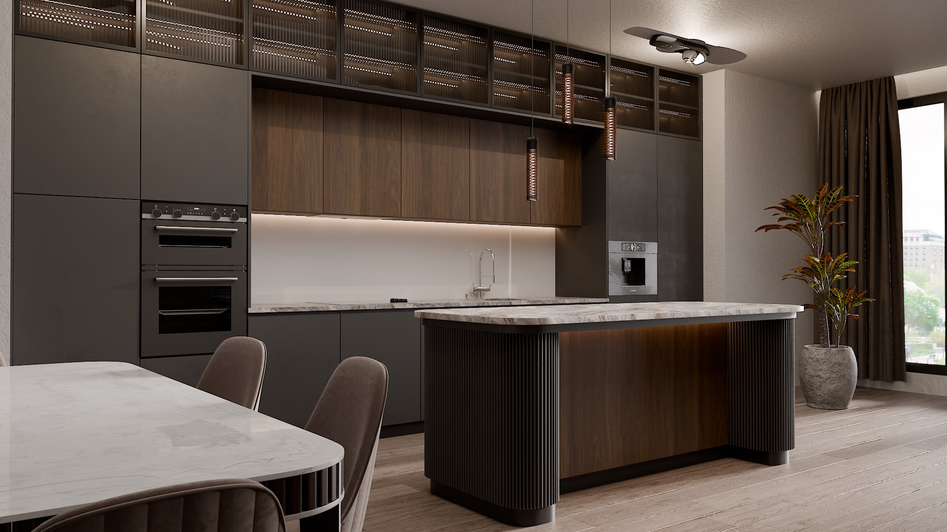 Classic Walnut — kitchen cabinetry