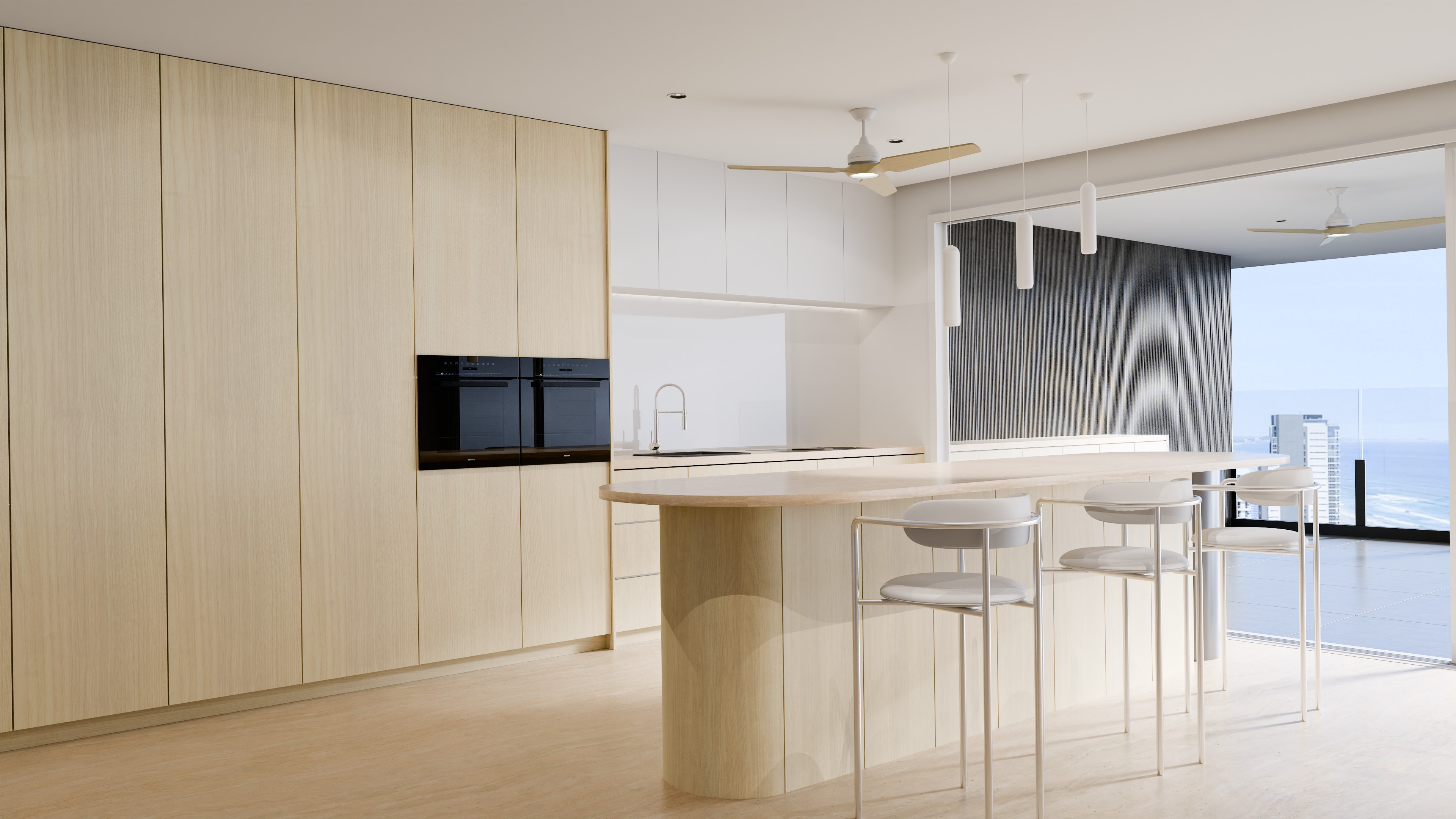 Misty Oak — kitchen